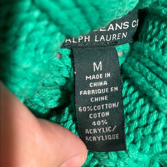 Ralph Lauren Knit Turtleneck Sweater Sz M - Picture 6 of 6